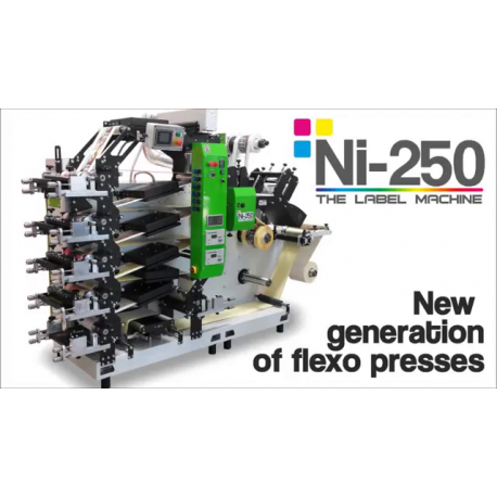 OCCASIONE Sistema di stampa flexo 6 colori NI-250